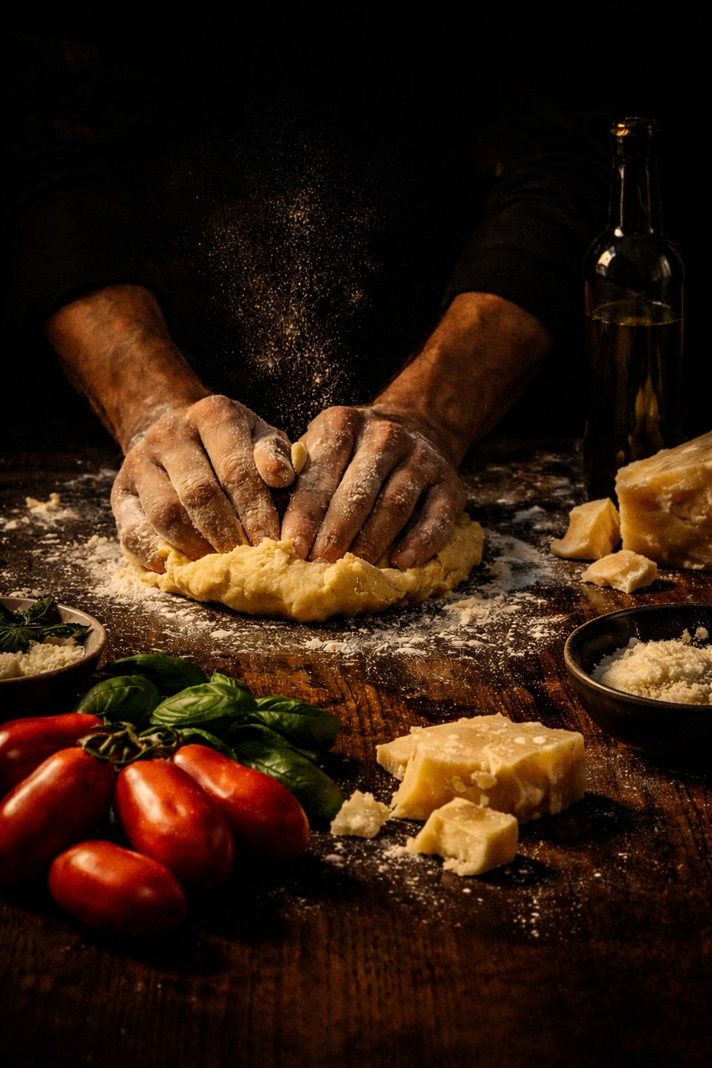 Manos preparando pasta fresca — Milano Culinary Institute™