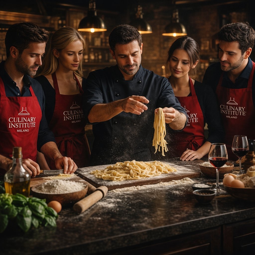 Clase de cocina italiana presencial — Milano Culinary Institute™